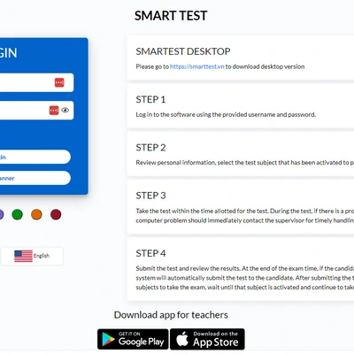 SMARTTEST online: Phần mềm TỔ CHỨC THI trắc nghiệm - tự luận online
